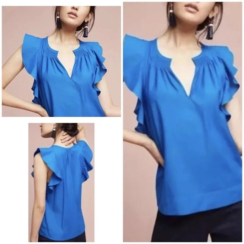 Emi Royal Blue Batwing Tank | HD In Paris | Size 8